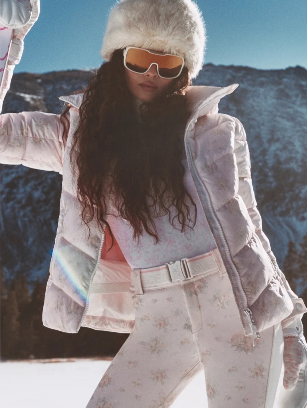 NWT BOGNER FIRE+ICE x LoveShackFancy Saelly2 Outdoor Jacket- barely pink- 8